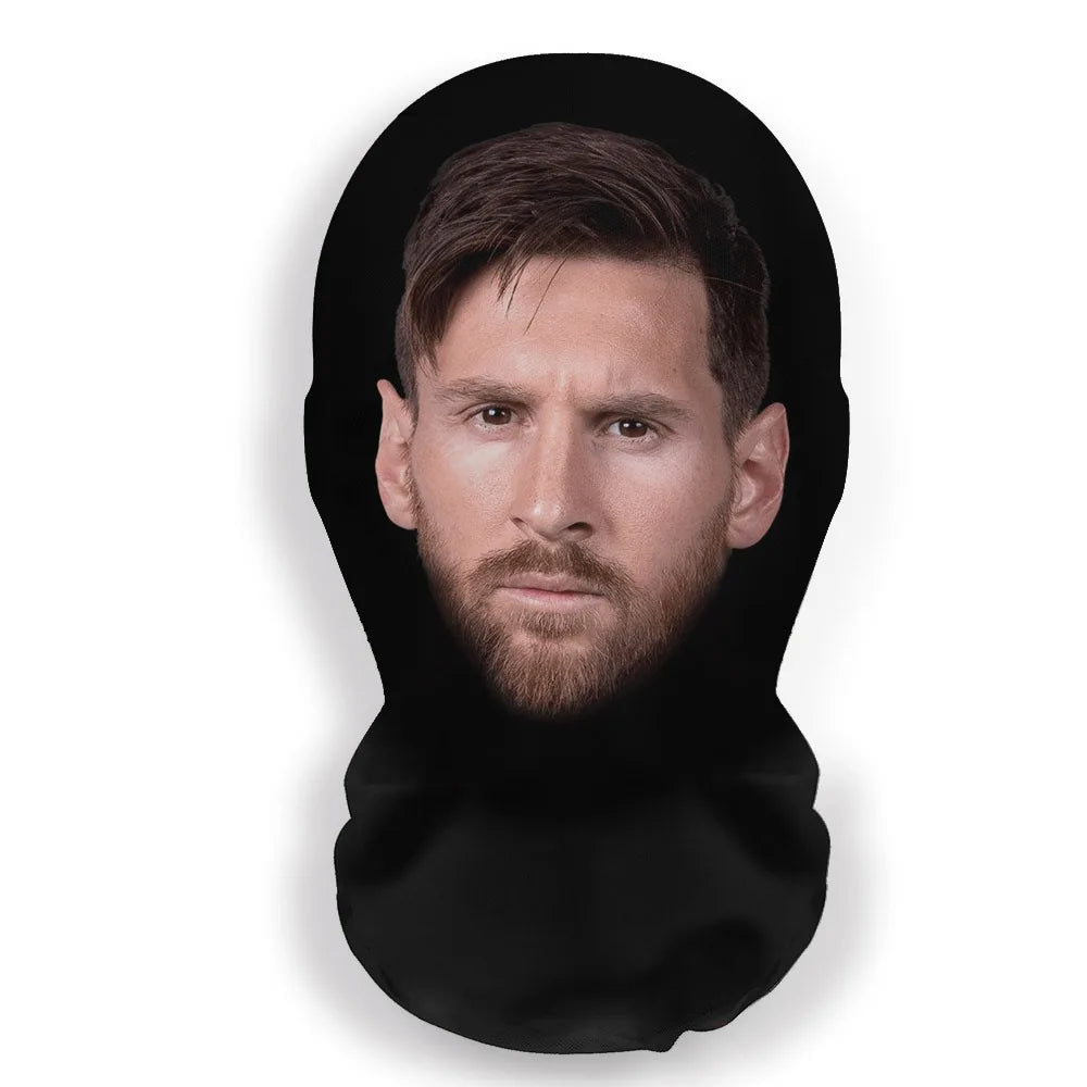 Cosplay 3D Printed Kanye Mask Stretch Mesh Full Face Mask Men Women Role Play Headdress Halloween Fashion Balaclava Headdress