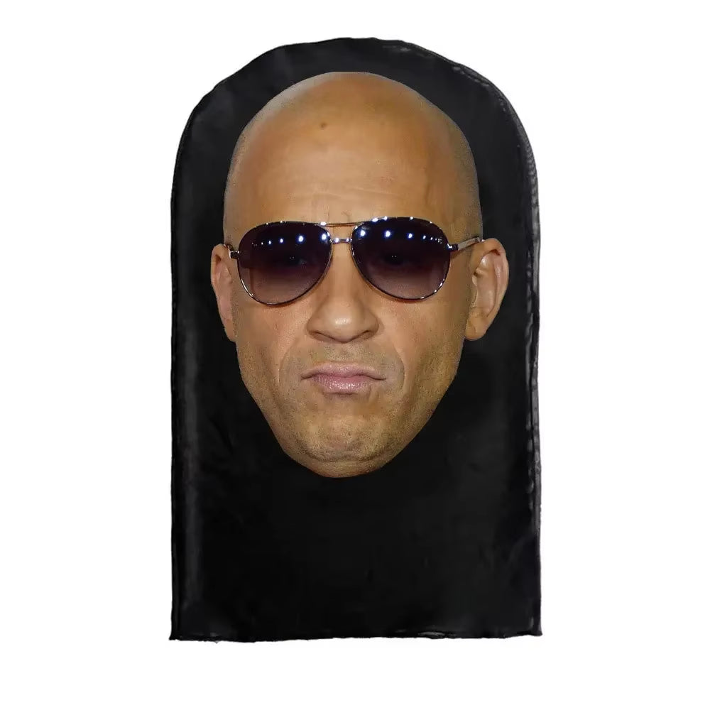 Cosplay 3D Printed Kanye Mask Stretch Mesh Full Face Mask Men Women Role Play Headdress Halloween Fashion Balaclava Headdress