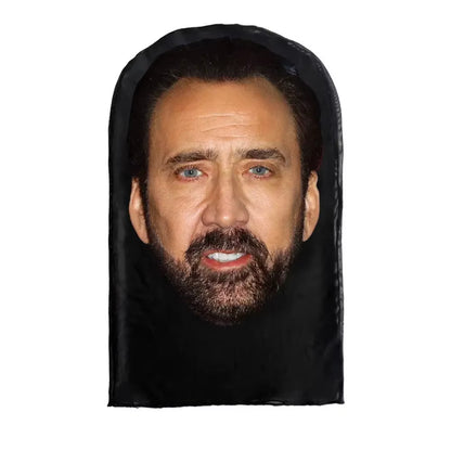 Cosplay 3D Printed Kanye Mask Stretch Mesh Full Face Mask Men Women Role Play Headdress Halloween Fashion Balaclava Headdress