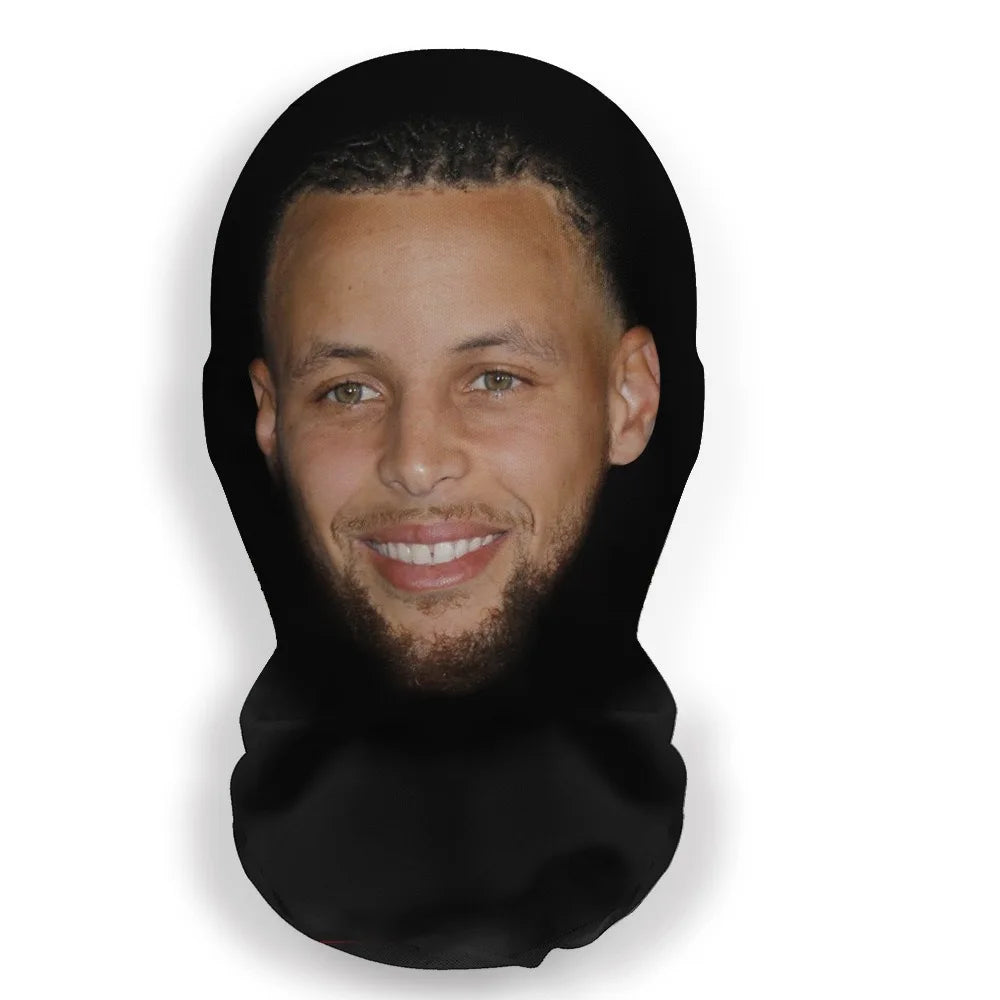 Cosplay 3D Printed Kanye Mask Stretch Mesh Full Face Mask Men Women Role Play Headdress Halloween Fashion Balaclava Headdress